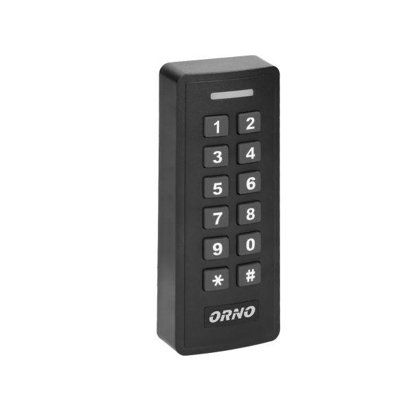 Code lock with card and proximity tags reader, with visitor access function, anthracite